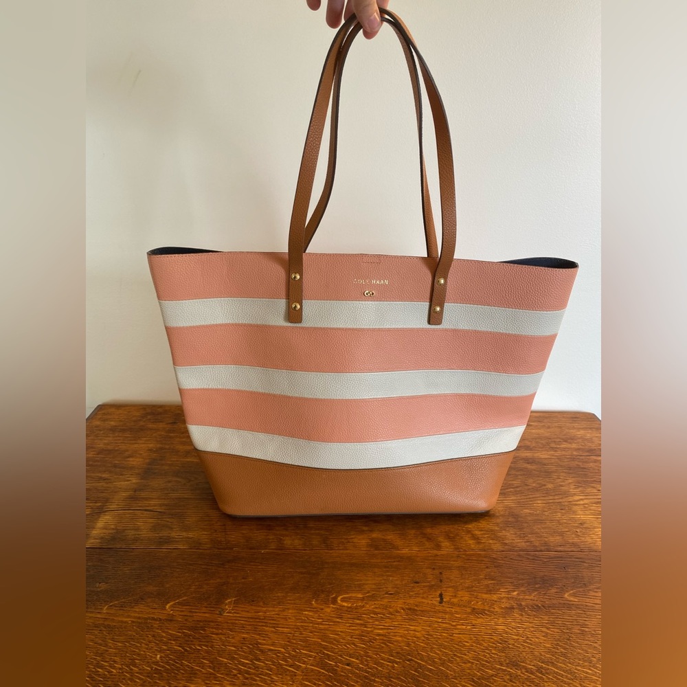 100% Leather Cole Haan Tote - Picture 9 of 9